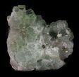 Sea Green Fluorite on Quartz - China #32494-4